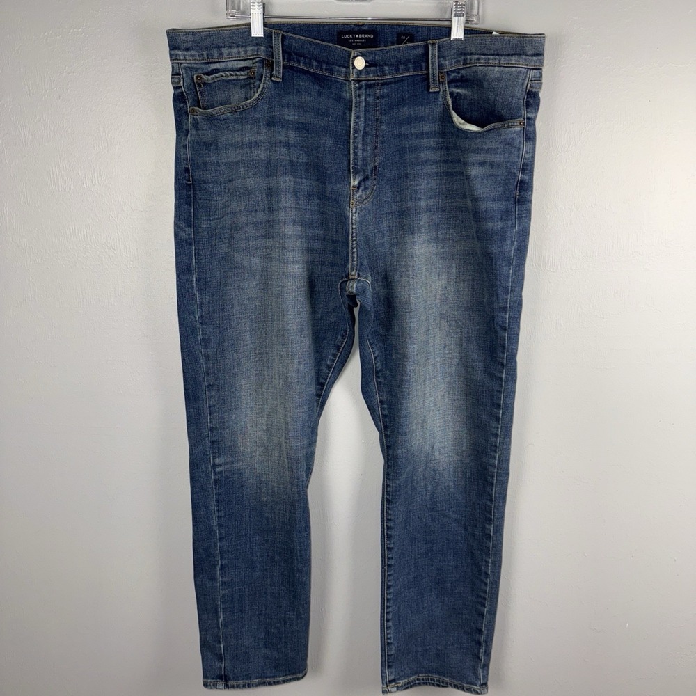 Lucky Brand 410 Athletic Fit Slim Jeans Mens 40x30 Blue Denim *READ